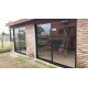 Cerramiento de barbacoa en serie 25 anolok con divisor en hoja cerradura exterior