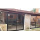 Cerramiento de barbacoa en serie 25 anolok con divisor en hoja cerradura exterior