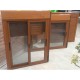 Ventanas en serie 25 con sistema de cortina incorporada Monoblock