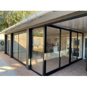 Cerramiento en serie 25 aluminio anolok oscuro