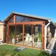 Cerramiento en serie 25 imitación madera